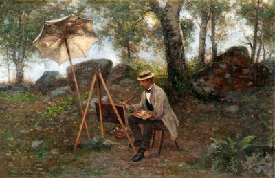 El pintor al aire libre de Severin Nilsson